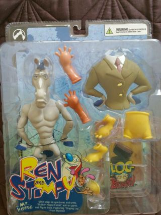 Ren And Stimpy Mr.  Horse Figure Series 1 By Palisades Play - -