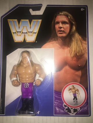 Mattel Wwe Retro Series 2 Triple H Wrestling Action Figure Moc Rare Variation