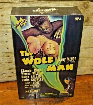 Sideshow The Wolf Man Lon Chaney Talbot 12 " Figure Universal Monsters