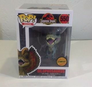 Funko Pop Movies - Jurassic Park - Dilophosaurus 550 Chase Limited Edition