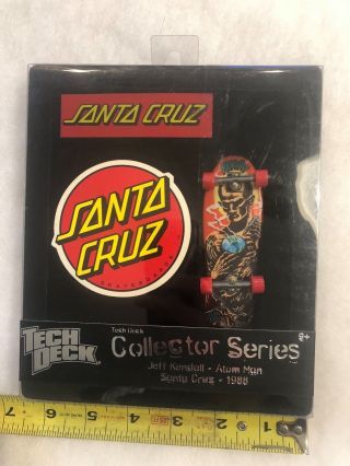 Tech Deck Collector Series Jeff Kendall Santa Cruz 1988 Finger Skateboard