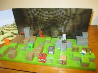 Minecraft Stop - Motion Movie Creator Kit With 4 Backgrounds,  Good
