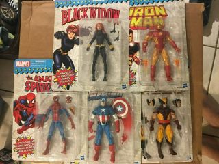 Marvel Legends Vintage (retro) Wave 1 - Spider - Man,  Wolverine,  Iron Man,  & More