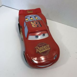 Disney Pixar Cars Walkin Talkin Lightning Mcqueen M6466 Mattel Toy Red
