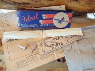 Vintage Ideal Lockhead 14 Model Airplane Kit 5