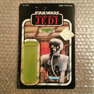Star Wars Vintage Kenner 2 - 1b Medical Droid Card Back Rotj - 77a 77 Back Cardback