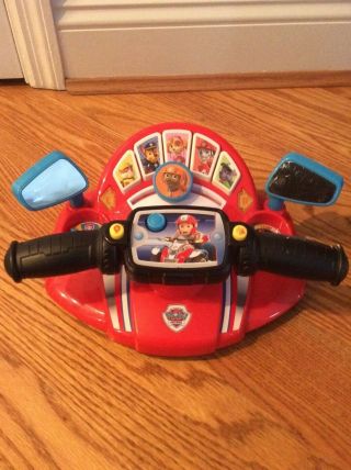 Vtech Paw Patrol Pups To The Rescue Driver Steering Toy Lights Sound Interactive