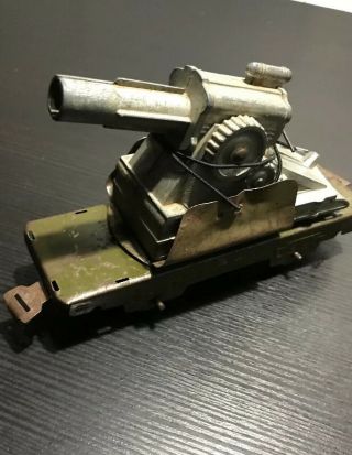 Vintage Rare Marx Army Customized Siege Gun / Manoil Cannon 2