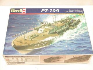1/72 Revell Pt - 109 Topedo Boat John F Kennedy Plastic Scale Model Kit Complete