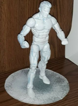 Marvel Legends Custom Iceman With Extra Head.  X - Men Box And Handmade Stand 2019