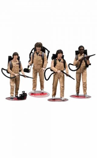 Stranger Things Ghostbusters Costume 4 Pack Figure Set - Exclusive