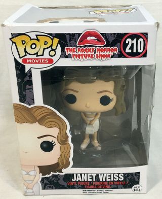 Funko Pop 210 The Rocky Horror Picture Show Janet Weiss Vinyl Figure,  Box Damage