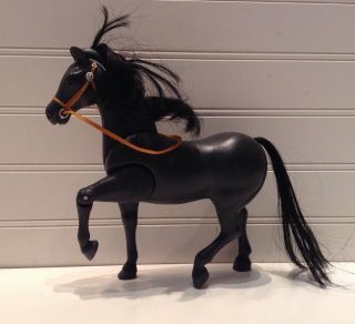 Fisher Price Loving Family Dollhouse Black Horse Figure With Sounds