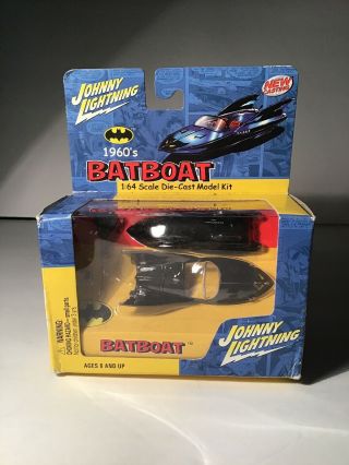 Johnny Lightning 1960’s Batboat 1:64 Scale Die Cast Model (2002)