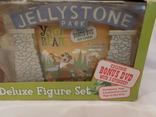 Yogi Bear Jellystone Park Deluxe Figure Set Bonus DVD 3 Episodes Shippi 3