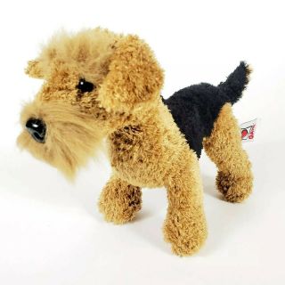 Webkinz Airedale Terrier Puppy Dog Plush Stuffed Animal Webkins Hm628 No Code
