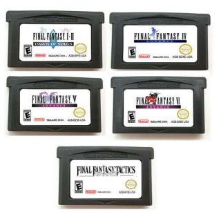 Gba Game Boy Advance Final Fantasy I,  Ii Iv V Vi 1,  2 4 5 6 Usa Version