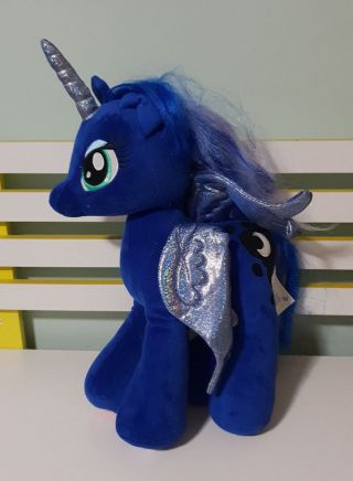 Build A Bear Princess Luna My Little Pony Blue Unicorn 42cm Tall Mlp