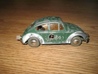 Schuco - Made In Germany - Vintage Micro Racer Wind - Up Vw Beetle - 1960´s.