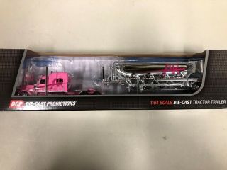 Dcp 34270 " A&r Transport " Pink Peterbilt 1:64 Die - Cast Promotions First Gear