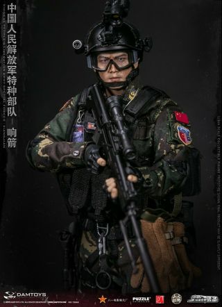 Chinese People ' s Liberation Army Special Forces Xiangjian 1/6 Dam Toys 78048 USA 2