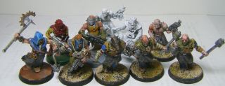 Warhammer 40k Army Deathguard Chaos Space Marine Nurgle Chaos Cultists Painted