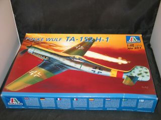 Italeri Focke Wulf Ta 152h 1 1:48 Scale Open Box/bagged Kit 861 From 1999
