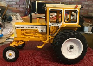 Minneapolis Moline Rollag Mn Collectors Club G 750 Tractor Farm Toy 1300 Hiniker