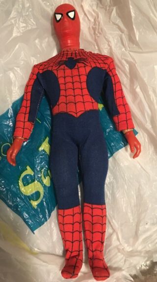 Vintage 1977 Mego 12 " Spider - Man Figure