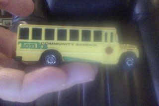 2000 Tonka Hasbro Yellow Die Cast Community School Bus Collectible 2