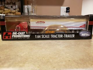DCP 30634 Die Cast Promotions 1/64 scale L.  W.  Miller Peterbilt with 53 ' reefer. 2