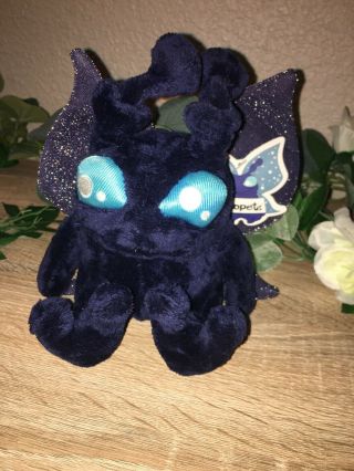 Rare Neopets Faerie Grundo Navy Blue 7 " Sitting Plush Toy With Tag