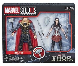 Marvel Legends Mcu First Ten 10 Years Thor The Dark World 2 Pack