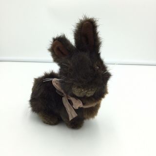 Mary Meyer Dark Brown Bunny Rabbit Plush Soft Toy 6 " Stuffed Animal Small
