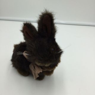 Mary Meyer Dark Brown Bunny Rabbit Plush Soft Toy 6 