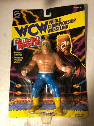 World Championship Wrestling Wcw Toymakers Sting W/ Card & Bubble Loose 1994