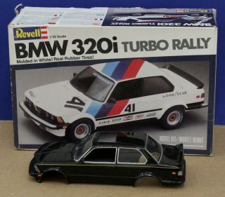 Revell 7213 Bmw 320i Turbo Rally Kit 1:25 Black Pro Painted Body 1981 Read
