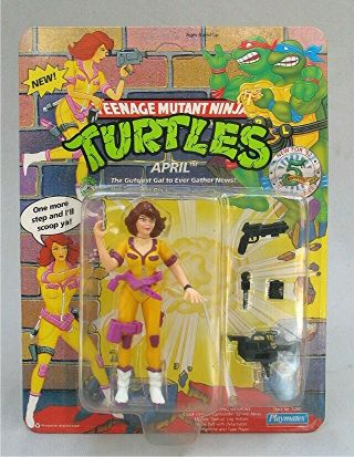 1992 Teenage Mutant Ninja Turtles April - - - 5th Anniversary On Card