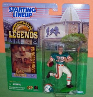 1998 Larry Csonka Legends Nm/mint Miami Dolphins S/h Sole Starting Lineup
