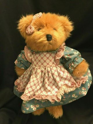 Mulberry Americana Girl Teddy Bear Stuffed Plush Soft Russ Berrie Animal Toy