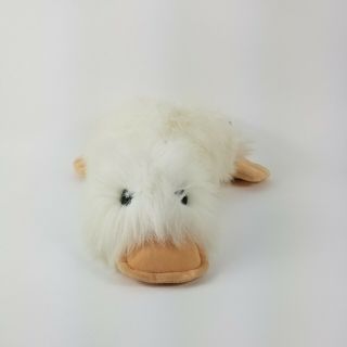Vintage Ganz Bros 18 " Plush Googles Platypus Duck White 1988 Fluffy Toy Wear