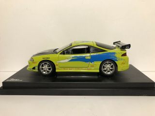 Ertl Racing Champions 1995 Mitsubishi Eclipse The Fast And Furious 1:18 Diecast