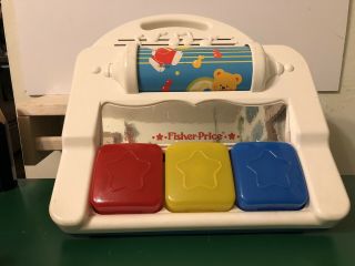 1989 Fisher Price Light Up Musical Piano Vintage