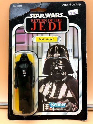 Vintage 1983 Star Wars Kenner Rotj Darth Vader Return Of The Jedi