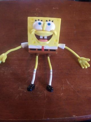 Spongebob Squarepants Decopac Bendable 7.  5 Inch Figure - 2006 Viacom Toy