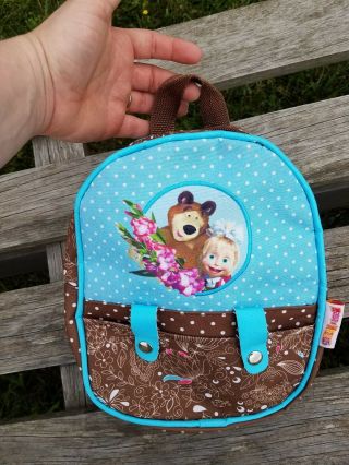 Masha & the Bear Small toddler backpack Authentic Russian USA 2