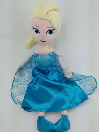 Disney Frozen Elsa All Plush 18 In.  Doll By Northwest