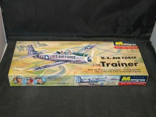 Monogram U.  S.  Air Force T - 28a Trainer 1:48 Scale Open Box Kit Pa28 - 98 Vintage