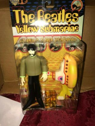 Mcfarlane Toys The Beatles Yellow Submarine " George " Figure Moc