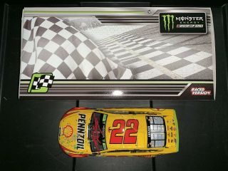 2018 Signed Joey Logano 22 Homestead Win Nascar Cup 1/24 Diecast